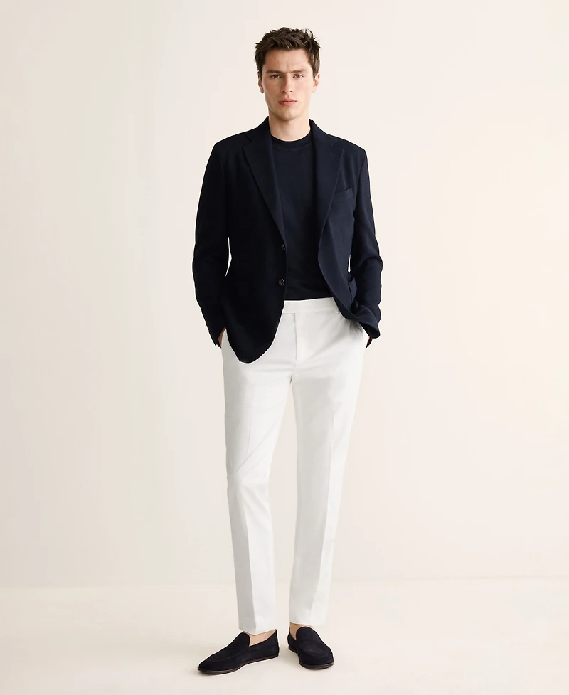 Mango Men's Slim-Fit Wool Blazer