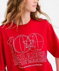 100th Thanksgiving Day Parade 2026 Adult Unisex Blueprint-Style Graphic T-Shirt, Macy's Exclusive
