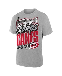 Fanatics Men's Gray Carolina Hurricanes 2026 Nhl Stanley Cup Champions Authentic Locker Room T-Shirt