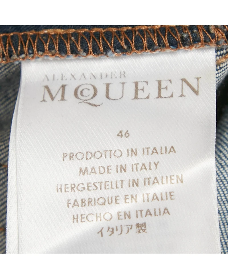 Pre-Owned Alexander Mcqueen Men's Denim Skinny Jeans