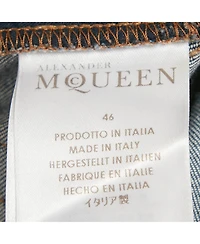Pre-Owned Alexander Mcqueen Men's Denim Skinny Jeans