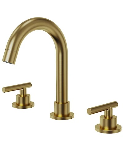 Everstein Widespread Bathroom Faucet 3 Hole 2-Handle Sink with Drain Assembly
