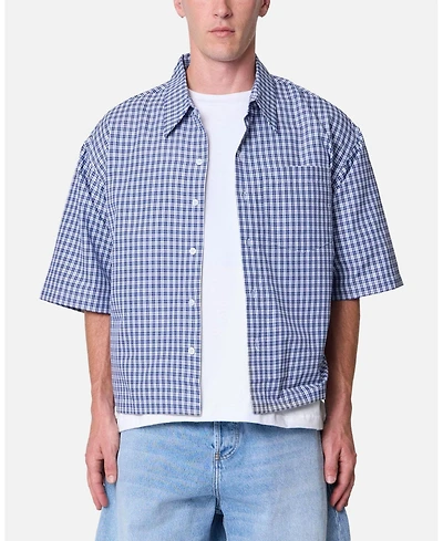 mnml Men's Crispy Poplin Over Button Up Shirt