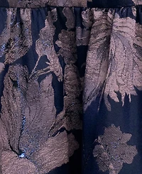 Betsy & Adam Women's Brocade Spaghetti Strap Corset Ball Gown
