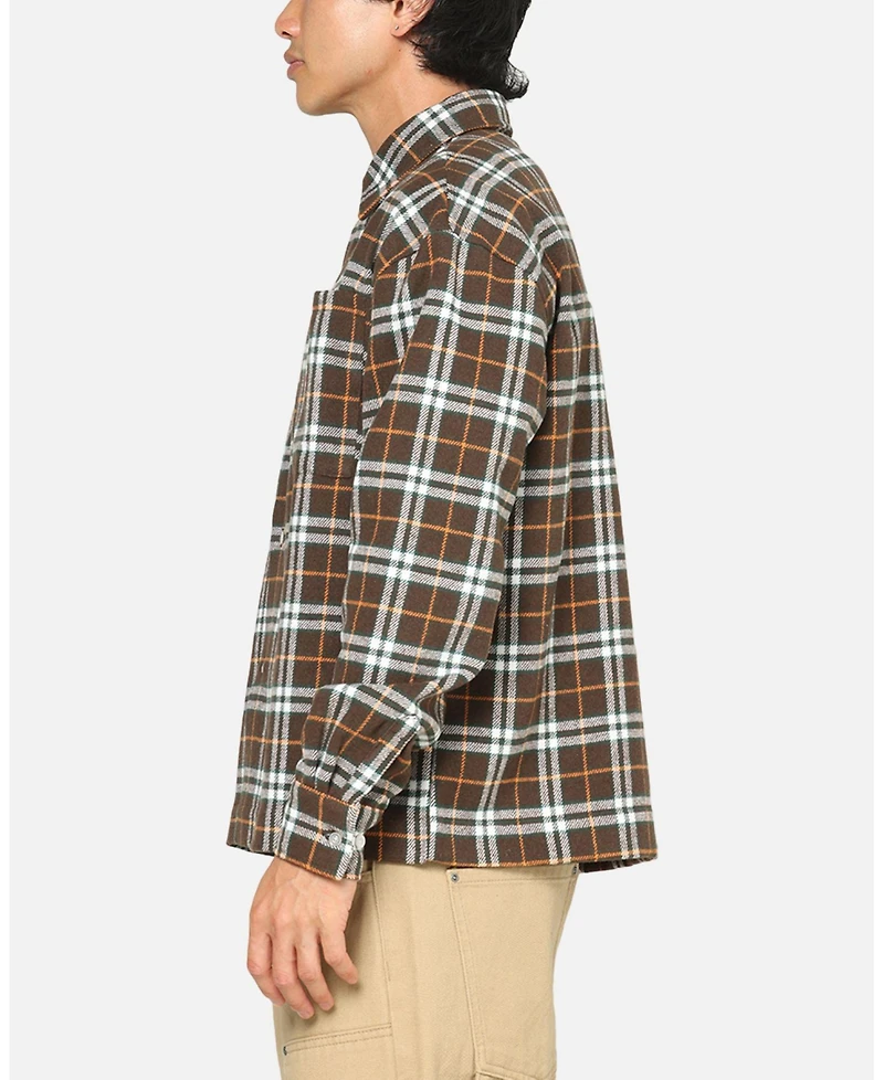 Carre Men's Workwear Long Sleeve Button Up Shirt