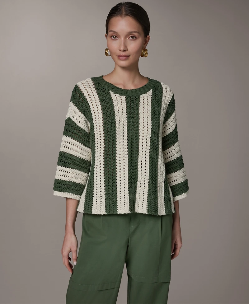 Donna Karan Weekend Women's Oversized Crewneck Sweater