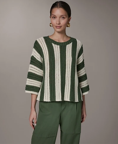 Donna Karan Weekend Women's Oversized Crewneck Sweater