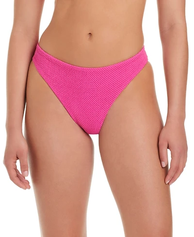 Red Carter Women's Textured Tide Classic Hipster Swim Bottoms