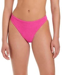 Red Carter Women's Textured Tide Classic Hipster Swim Bottoms
