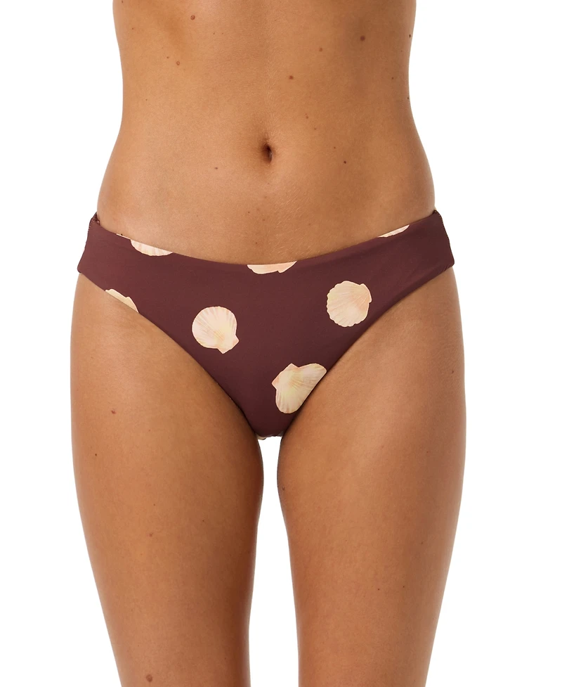 O'Neill Juniors' Camila Shells Comber Mid-Rise Swim Bottoms