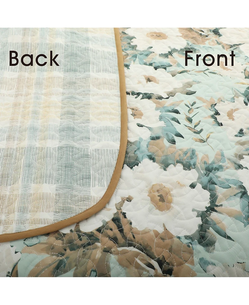 Stratford Park Rosa Floral 3-Piece Quilt Set