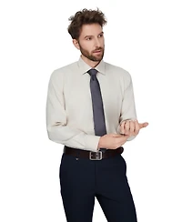 Alfani Men's Herringbone Long-Sleeve Dress Shirt, Macy's Exclusive