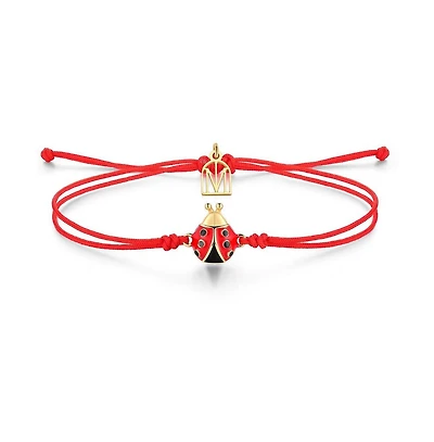 Mantra Ladybug - Thread of Blessings Bracelet