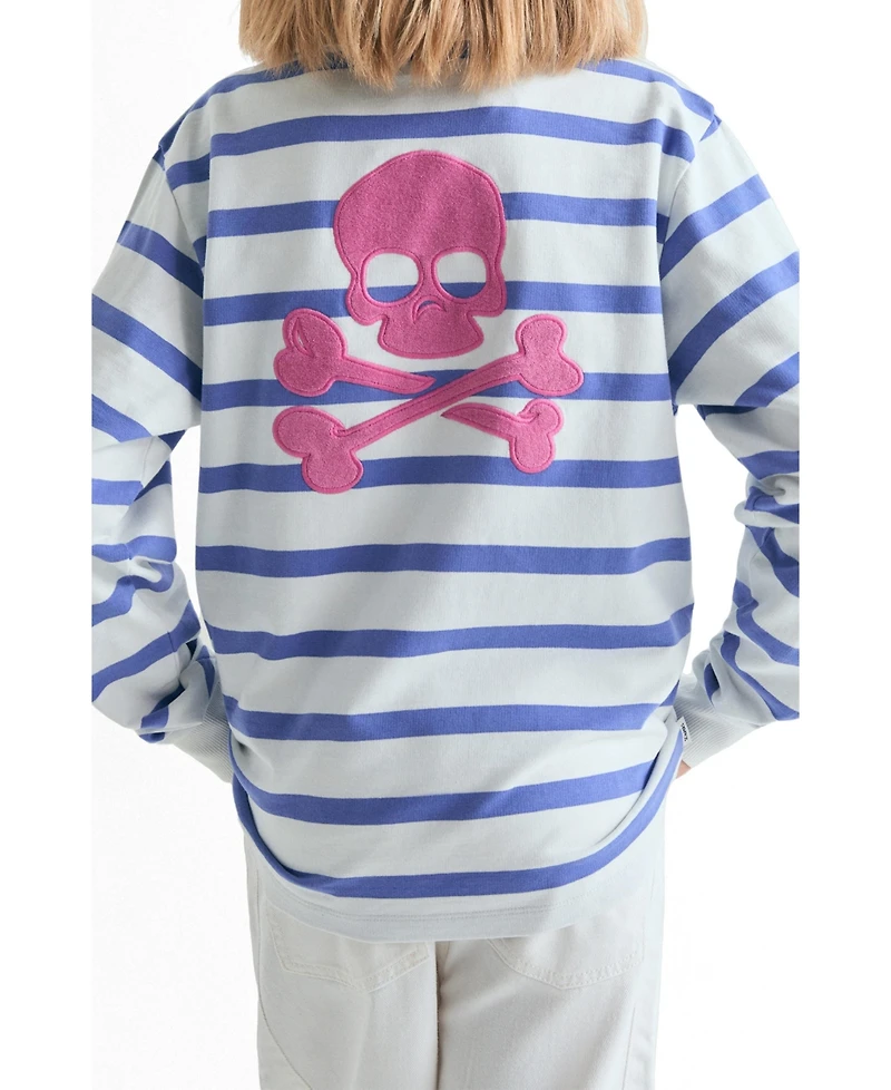 Scalpers Big Girls 4-16 Striped Turtleneck Sweatshirt