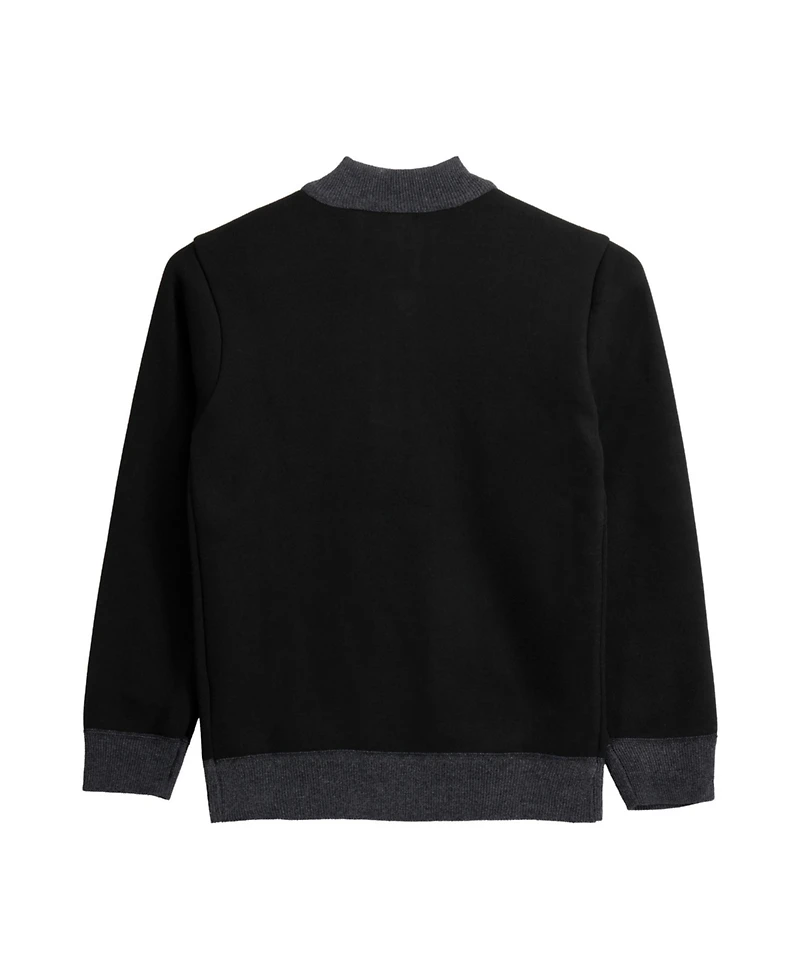 Xray Boys Quarter Zipper Fleece Flannel Lining Sweater
