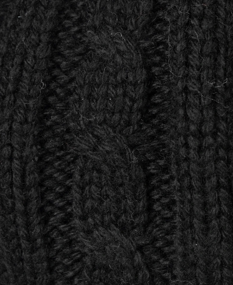 Lauren Ralph Core Cable Knit Beret Hat