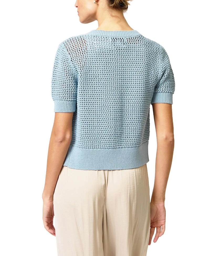 Central Park West Women's Iris Tape Yarn Cardi