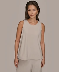 Donna Karan Weekend Women's Tricot Knit Sleeveless Top Clone