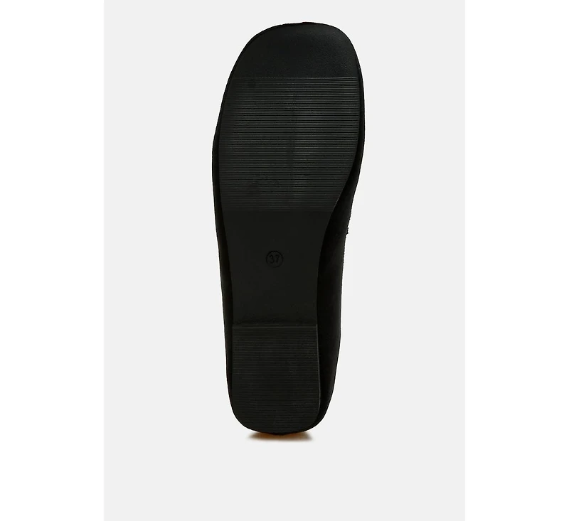 Robua Velvet Flat Loafers