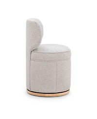 Tov Furniture Amaya 29.8" Fabric Textured Swivel Desk Chair