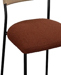 Tov Furniture Celine 2-Piece Performance Boucle Dining Chair Set