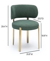 Tov Furniture Margaret 29.4" Performance Chenille Dining Chair