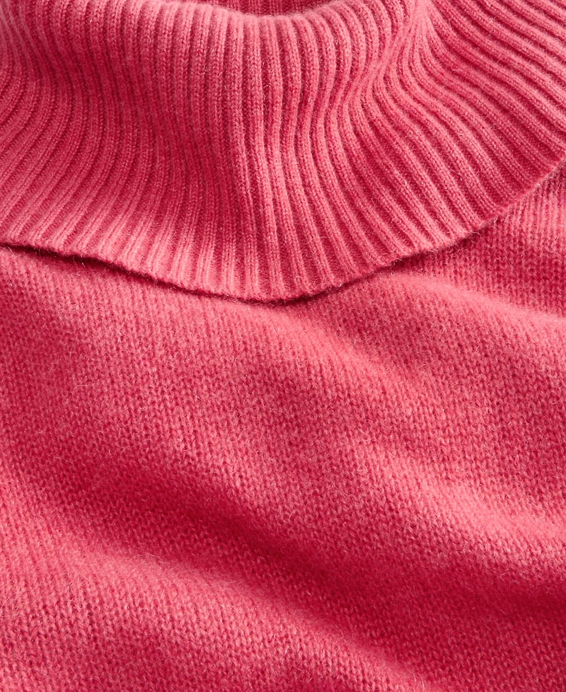 Charter Club Women's Cashmere Relaxed Turtleneck Sweater, Macy's Exclusive