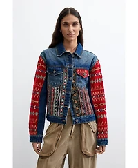 Desigual Women's Ethnic denim jacket