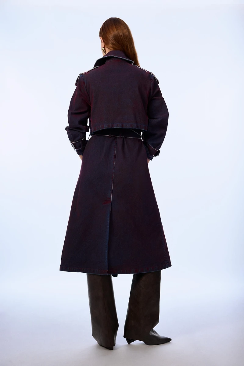 Desigual Women's Trench cotton coat
