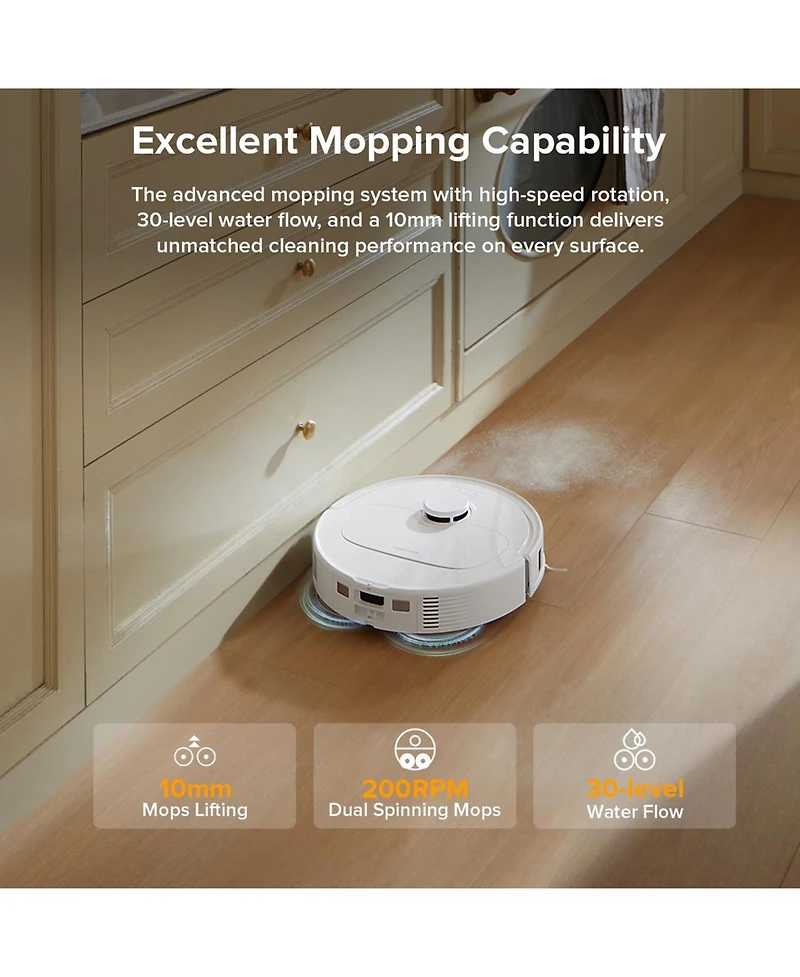 Roborock Qrevo Series Robot Vacuum and Mop – Building on Qrevo Pro,10,000 Pa Suction, Self-Emptying & Refilling, Auto Mop Washing and Auto Drying
