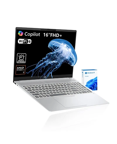 Hp OmniBook 5 Traditional Laptop Amd Ryzen Ai 7 16GB Ram Amd Radeon Graphics 1TB Ssd Storage Windows 11 Home 60Hz