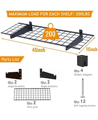 Xdovet Heavy Duty Floating Wall Shelf/Storage Rack