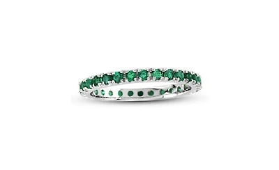 Suzy Levian New York 14K Gold 0.66ct Gemstone Eternity Band Ring