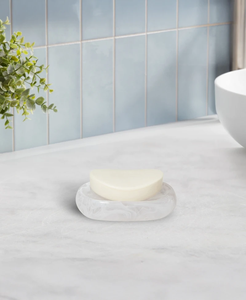 Roselli Trading Company Clouds Resin Soap Dish