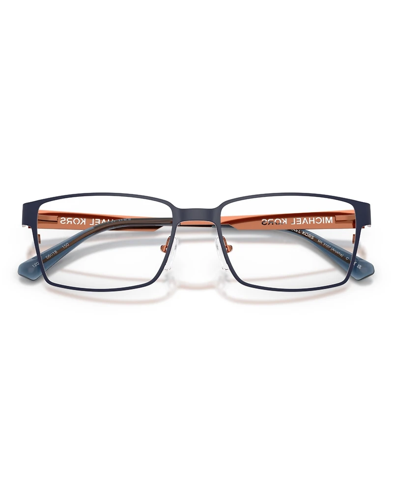 Michael Kors Men's Rectangle Eyeglasses, MK3107