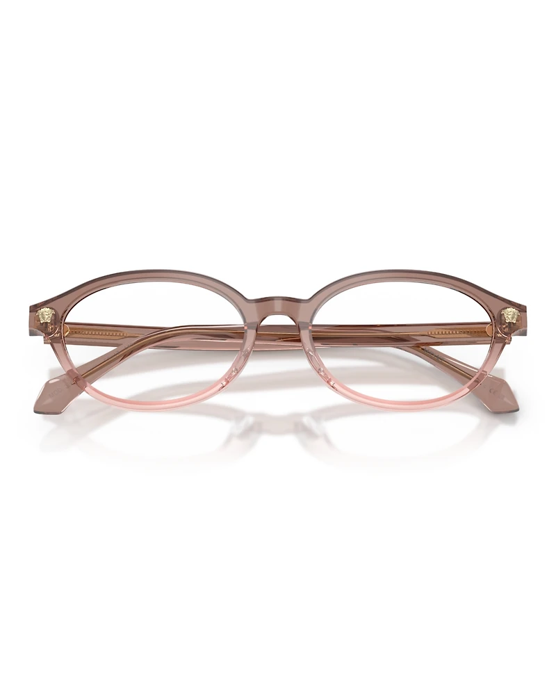 Versace Women's Oval Eyeglasses, VE3393D