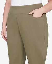 Alfred Dunner Plus Super Stretch Pull-On Pants