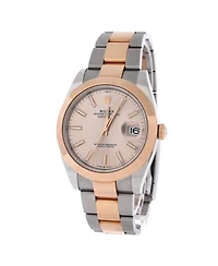 Pre-Owned Rolex Oyster Perpetual Datejust Automatic Watch in Stainless Steel and Rose Gold 41mm
