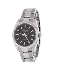 Pre-Owned Rolex Oyster Perpetual Milgauss Automatic Watch in Stainless Steel 40mm