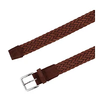 Trafalgar Big & Tall Apollo Italian Braided Suede Versatile Belt