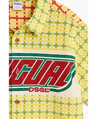 Desigual Boys's Checked shirt with logo