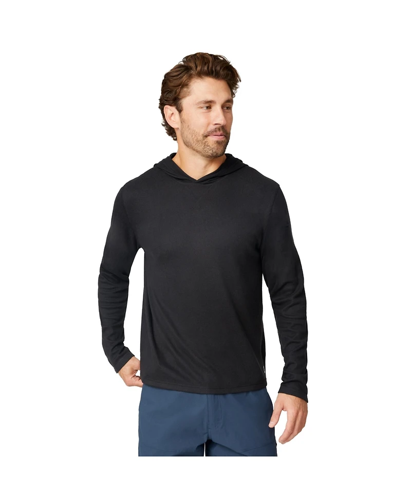 Free Country Men's Sueded Pique Long Sleeve Hoodie