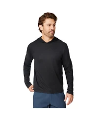 Free Country Men's Sueded Pique Long Sleeve Hoodie