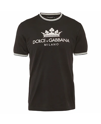 Pre-Owned Dolce & Gabbana Men's King Print Jersey T-Shirt