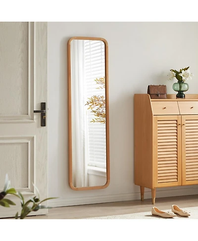 Laoties Modern Full Length Floor Mirror with Stand for Bedroom, Living Room and Dressing