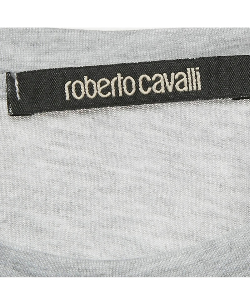 Pre-Owned Roberto Cavalli Men's Eagle Print Jersey T-Shirt