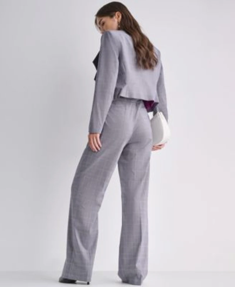 Bcbg Suits Ruffle Front Blazer Suit