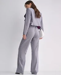 Bcbg Suits Ruffle Front Blazer Suit