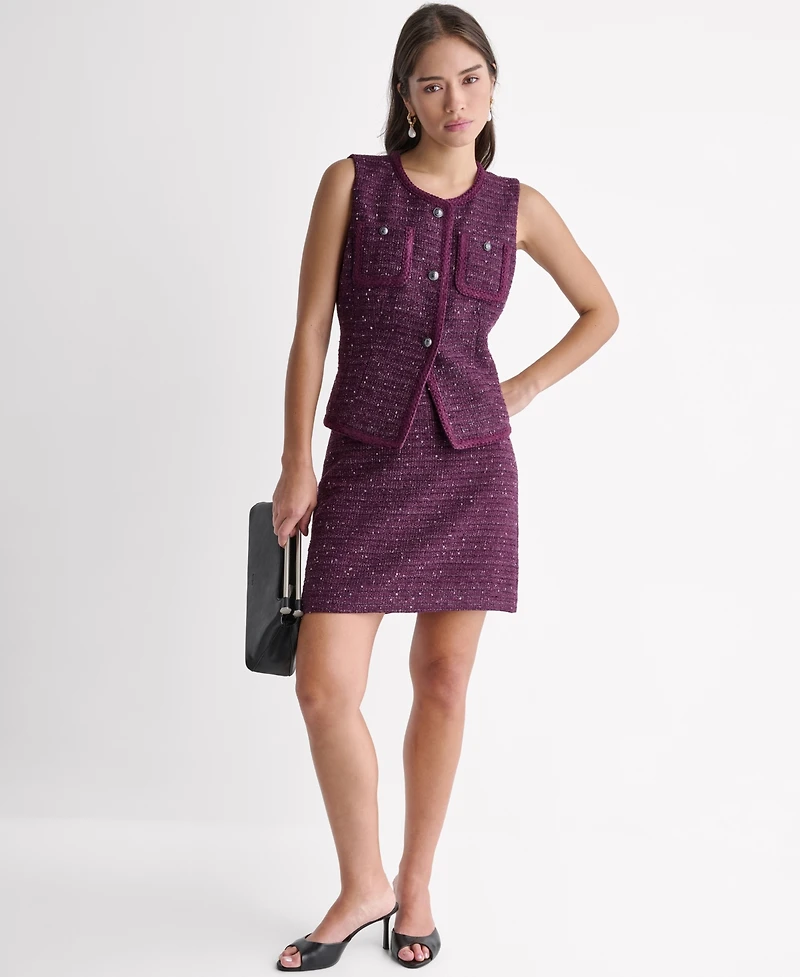 Bcbg Women's Braided Sleeveless Vest