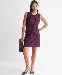 Bcbg Women's Braided Sleeveless Vest